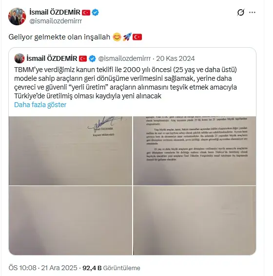 Otv Siz Yerli Arac Donemi Basliyor 3 Cocuklu 19378494 7577 M